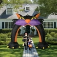 thumbnail image 2 of Zimtown 9 FT Halloween Inflatables Black Cat Arch Outdoor Halloween Decoration, 2 of 6