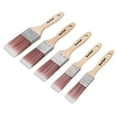 thumbnail image 2 of 10pc Synthetic Paint Brush Painting + Decorating Brushes Wooden Handle 1” – 2”, 2 of 3