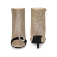 thumbnail image 4 of BLISSFUL STEP Rhiness Pointed Toe Stiletto Heel Glitter Ankle Boots for Women Gold 7.5, 4 of 4
