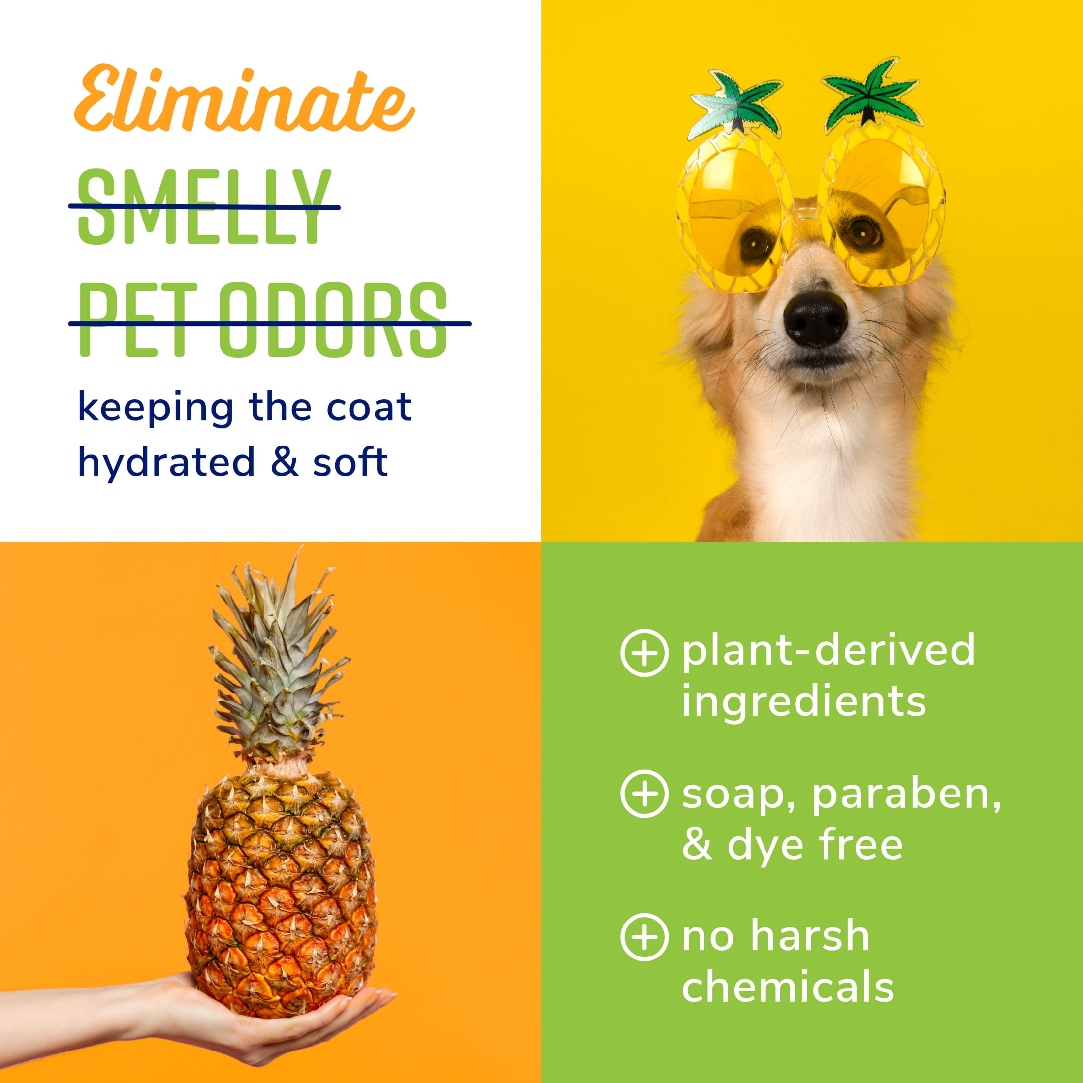 Naturel Promise Fresh & Soothing Odor Defense Dog Shampoo - Tropical Breeze, 22 fl oz Bottle
