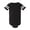 Black Solid/ White, variant on Infant Baby Boy's Football Fine Jersey Bodysuit, Style 4437