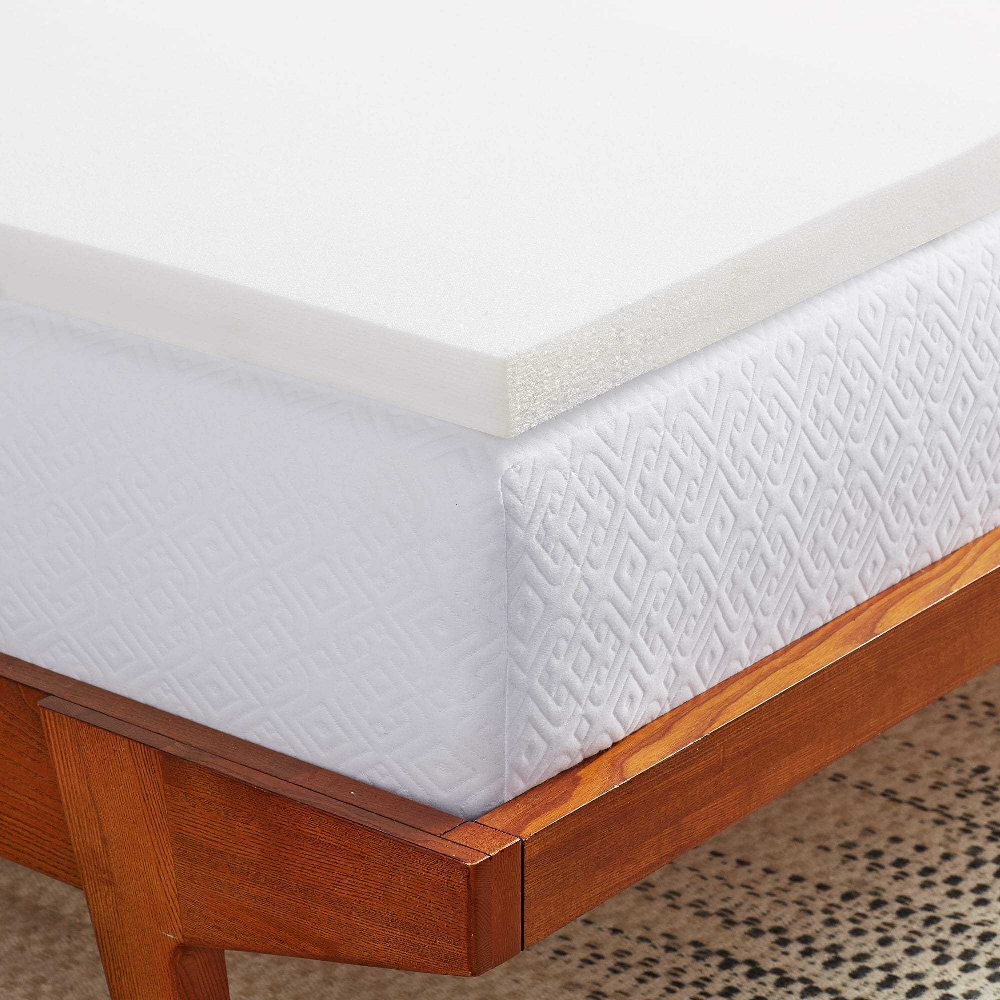 Lucid 2" Premium Soft Foam Mattress Topper, Full