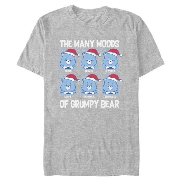Mens Care Bears The Many Moods of Grumpy Bear T Shirt