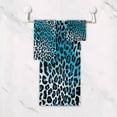 thumbnail image 5 of Dreamtimes Blue Leopard Bath Towels Set of 3 Bathroom Decoration Towels Soft Absorbent Multi-Purpose Hand Towels Washcloths for Home Kitchen Hotel Gym Swim Spa, 5 of 7