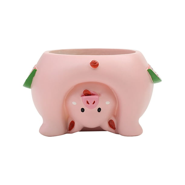 Toyfunny Succulent Planter Pot Animal Cactus Bonsai Flower Pots With Drainage Hole Walmart Com Walmart Com