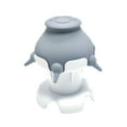 thumbnail image 3 of Pet Milk Bowl Milk Bowl Liftable 5 Nozzles Newborn Puppy Feeder Anti Choking Nursing Station Pet Milk Feeding Device for Doggie Rabbit Gray Hollow Base, 3 of 9