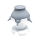 thumbnail image 3 of Tazón de Leche para Mascotas Fernando Comedero para Cachorros Recién Nacidos Base hueca gris, 3 of 8