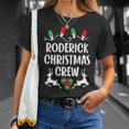 thumbnail image 4 of Roderick Name Christmas Crew Roderick TShirt, 4 of 6