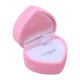 thumbnail image 5 of Estuche para anillos,Caja para anillos en forma de corazón de terciopelo hecha a mano,Caja de terciopelo para guardar pendientes con forma de corazón romántica,Soporte para anillos de boda, 5 of 8