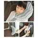 thumbnail image 4 of Almohada para el cuello de coche con hombrera – tela suave de algodón, relleno de poliéster con soporte, gris/café/rosa/azul/verde, 30x15x11cm, reposasiestas de viaje, 4 of 6