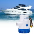thumbnail image 3 of Non Automatic 3700GPH Submersible Bilge Pump 24V Resistant Marine Use, 3 of 12