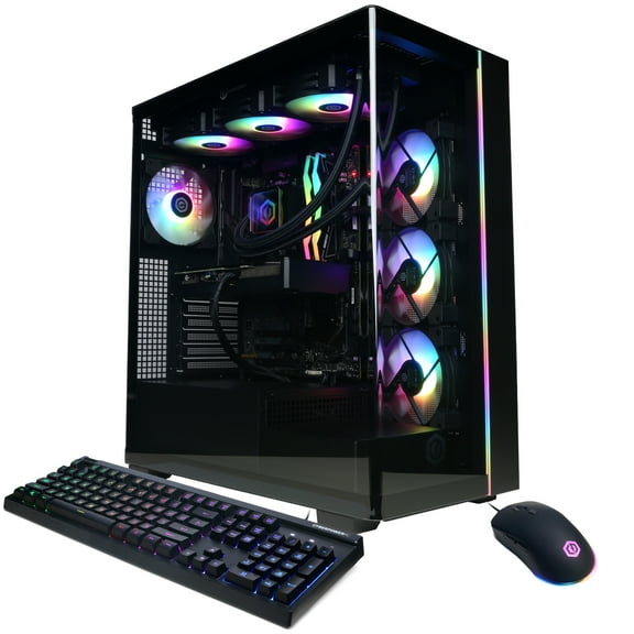 CyberPowerPC Gamer Supreme Gaming PC, AMD Ryzen 9 9900X3D, NVIDIA GeForce RTX 5070 12GB, 32GB DDR5, 2TB SSD, SLCAI9000CPG