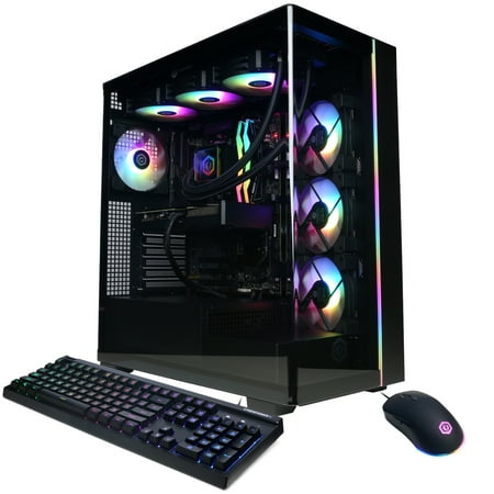 CyberPowerPC Gamer Supreme Gaming PC, AMD Ryzen 9 9900X, NVIDIA GeForce RTX 5060 Ti 16GB, 32GB DDR5, 2TB SSD, SLCAI10200CPG