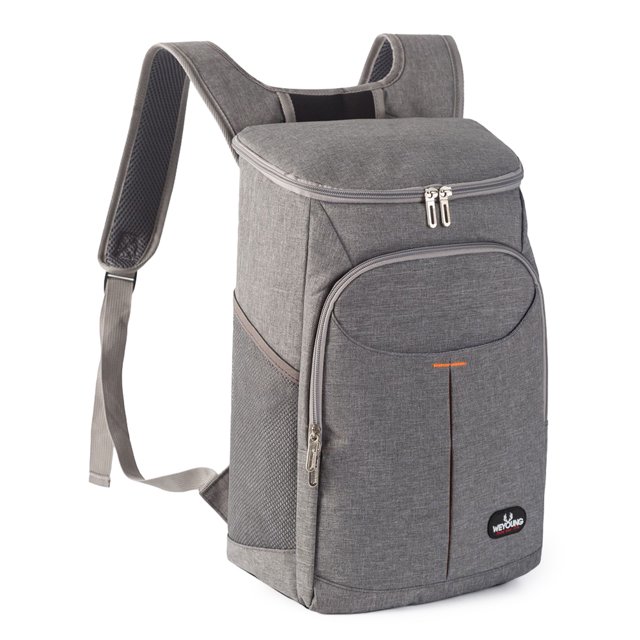 20L Cooler Backpack Mochila de almuerzo a prueba de fugas para hombres y mujeres (gris)