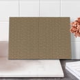 thumbnail image 2 of Floral Cutting Board, Retro Florets with Compendium Petals Fragrance Essence Image, Decorative Tempered Glass Cutting and Serving Board, Small Size, Dark Orange Sand Brown, by Ambesonne, 2 of 5