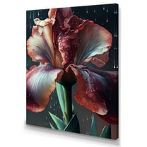 Designart Red Gladiolus Flowers I Canvas Wall Art
