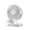 White, variant on Gumesh Clip on Fan,Golf Cart Fan Rechargeable , 3 Speeds Strong Airflow, Ultra Quiet,Cooling for Bed Camping Office Desk Dorm,White