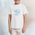 thumbnail image 2 of Gubotare Kids Tshirts Boys Boys Girls Graphic Printed T-Shirt Kids Summer Cool Crewneck Short Sleeve Tees Sizes 2-3T (White,2-3 Years), 2 of 4