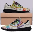 thumbnail image 3 of Peace Sign Hippie In A World Be Kind Shoes Sneakers Black Size 10, 3 of 7