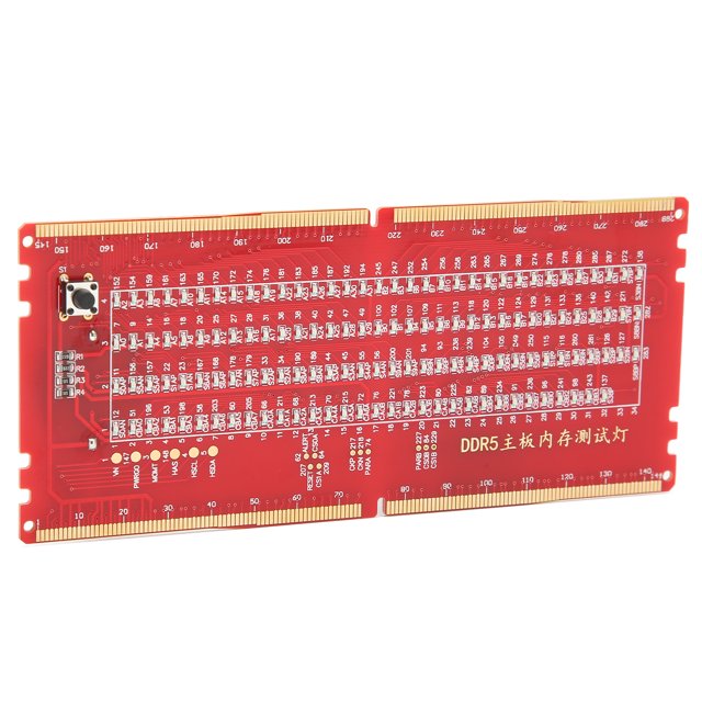 Desktop DD Memory Tester,DDR5 Memory Tester Luminous Desktop Memory Tester RAM Memory Slot Tester Card Exceptional Reliability