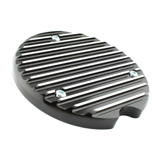 de cárter de embrague de motor de motocicleta, de repuesto de aleación de aluminio izquierdo para Blanco negro