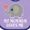 thumbnail image 4 of Inktastic Mommom Loves Me Grandchild Boys or Girls Baby Bib, 4 of 4