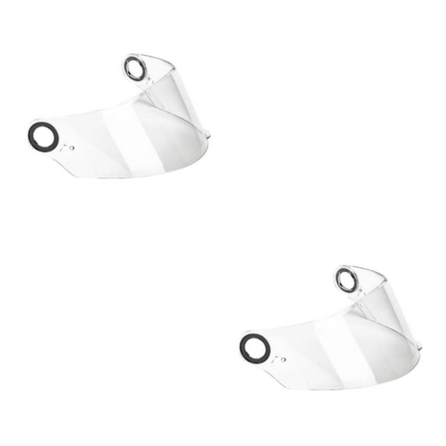Dalazy Lentille de Remplacement pour FF358 396 Plein Visage Clair et Durable Transparent 255mm 2ensemble