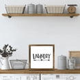 thumbnail image 4 of Laundry Sign 16x16 Inch, Rustic Farmhouse Decor Home Sign, Wall Decorations Living Room, Modern Farmhouse Wall Decor, Laundry Sign and Laundry Room Decor with Solid Wood Frame, 4 of 5