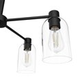 thumbnail image 4 of Hunter - Lochemeade 5-light Matte Black, Large Chandelier, Dimmable, Formal Style, Candle Shaped, for Bedrooms, Kitchens, Dining, Living Rooms - 49081, 4 of 9