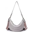 thumbnail image 2 of Sac Bandoulière Croissant en Cuir PU, Sac Fourre-Tout de Mode pour Magasinage et Vacances de Fin de Semaine, 2 of 6