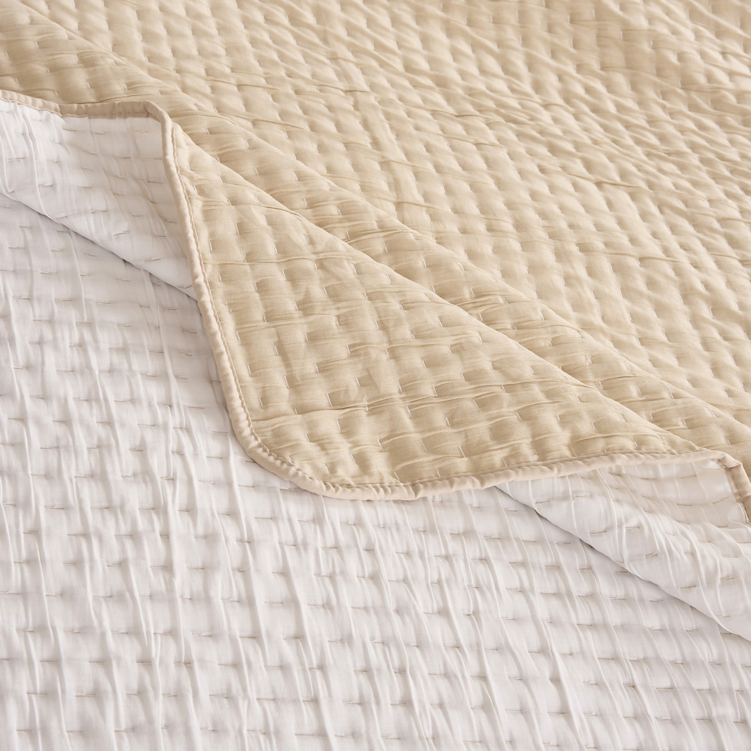 Greenland Home Homestead Natural Modern Farmhouse Quilt Set, 3-Piece King