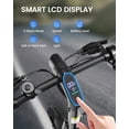 thumbnail image 3 of DYU 14" Folding Electric Bike for Adults Teens, 500W Peak Motor 36V/7.8AH Battery, Commuter City Ebike, UL2849, 3 of 10