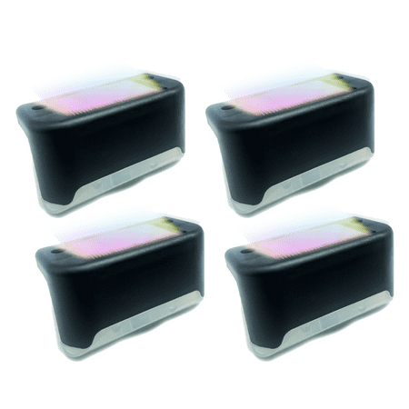 

4-Pack Solar Step Lights - For Decks Docks Steps Porches Passages Stairs Railings