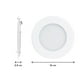 thumbnail image 4 of Luminario Aksi Sobreponer Circular LED, Linea ECO, 12 W, luz blanca 6500 K, 4 of 4