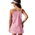 thumbnail image 6 of KAUOD Girls Athletic Short Outfits 2 Piece Summer Sleeveless Tank Tops and Bike Shorts Set Casual Loose Trendy Clothes, 6 of 9