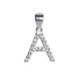 thumbnail image 1 of Dije Letra A Inicial Plata .925 con Cadena de Plata .925, 1 of 4