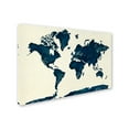 thumbnail image 2 of Trademark Fine Art 'World Mape 15' Canvas Art by ALI Chris, 2 of 3