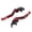 Red, variant on BIMZUC 1 Pair Motorcycle Folding Brake Lever CNC Aluminium Clutch Handle Levers For Yamaha YZF R125 MT-125 2014-2022 9.06 inches / 23 cm Black[cite: 1]