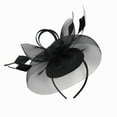 thumbnail image 3 of Butterfly Meshes Hat Headbands Stylish Women's Fascinator Hat Hairpiece for Weddings and Parties, 3 of 11