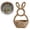 E, variant on Danhjin Bunny Basket Hanging Wall Pocket Spring Decor, Hand Woven Hanging Basket Wicker Bunny Easter Decorations for Wall