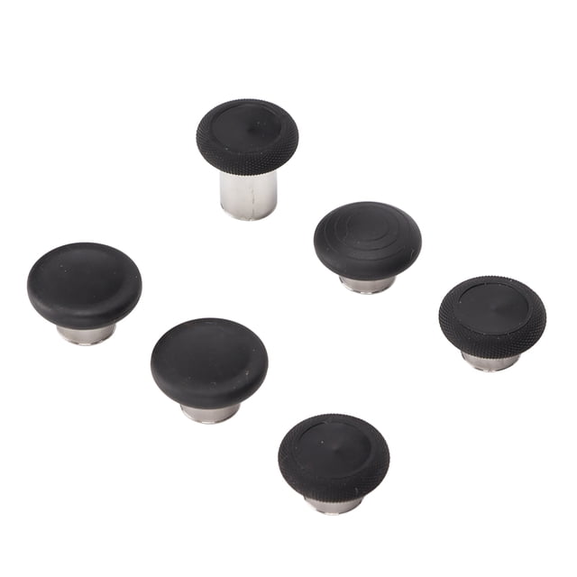 6 joysticks de repuesto de metal con agarre intercambiable para Xbox One Elite Series 2