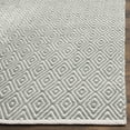 thumbnail image 5 of SAFAVIEH Boston Victoria Geometric Cotton Area Rug, Grey, 4' x 4' Square, 5 of 9
