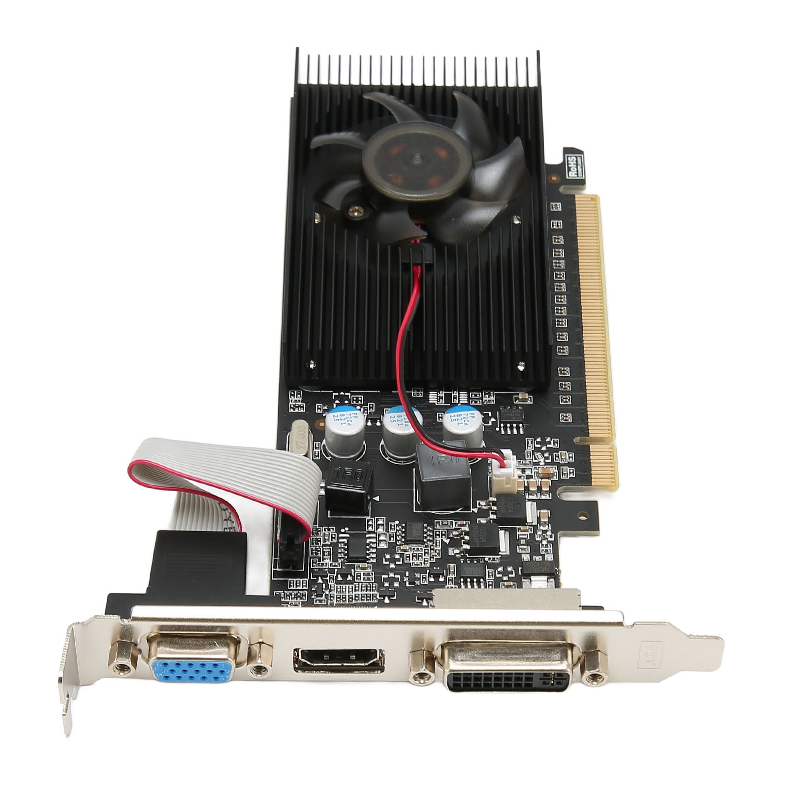 Gaming Graphics Card, Powerful Image Processing Capability Graphics Card For Office GT610 1GD3