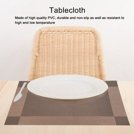 Rdeghly 4 Pcs Placemat Fashion Pvc Dining Table Mat Plate Pads Bowl Pad Coasters Table Cloth Pad Placemat Pvc Placemat Walmart Canada