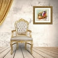 thumbnail image 3 of Art by Leslie Franklin 28x26 Gold Ornate Wood Framed with Double Matting Museum Art Print Titled - New in the Burrow, 3 of 4