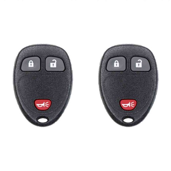 Car Key Fob Keyless Entry Remote for Buick Terraza 2005 FCC KOBGT04A Part Number 15777636 15100811 Pack of 2