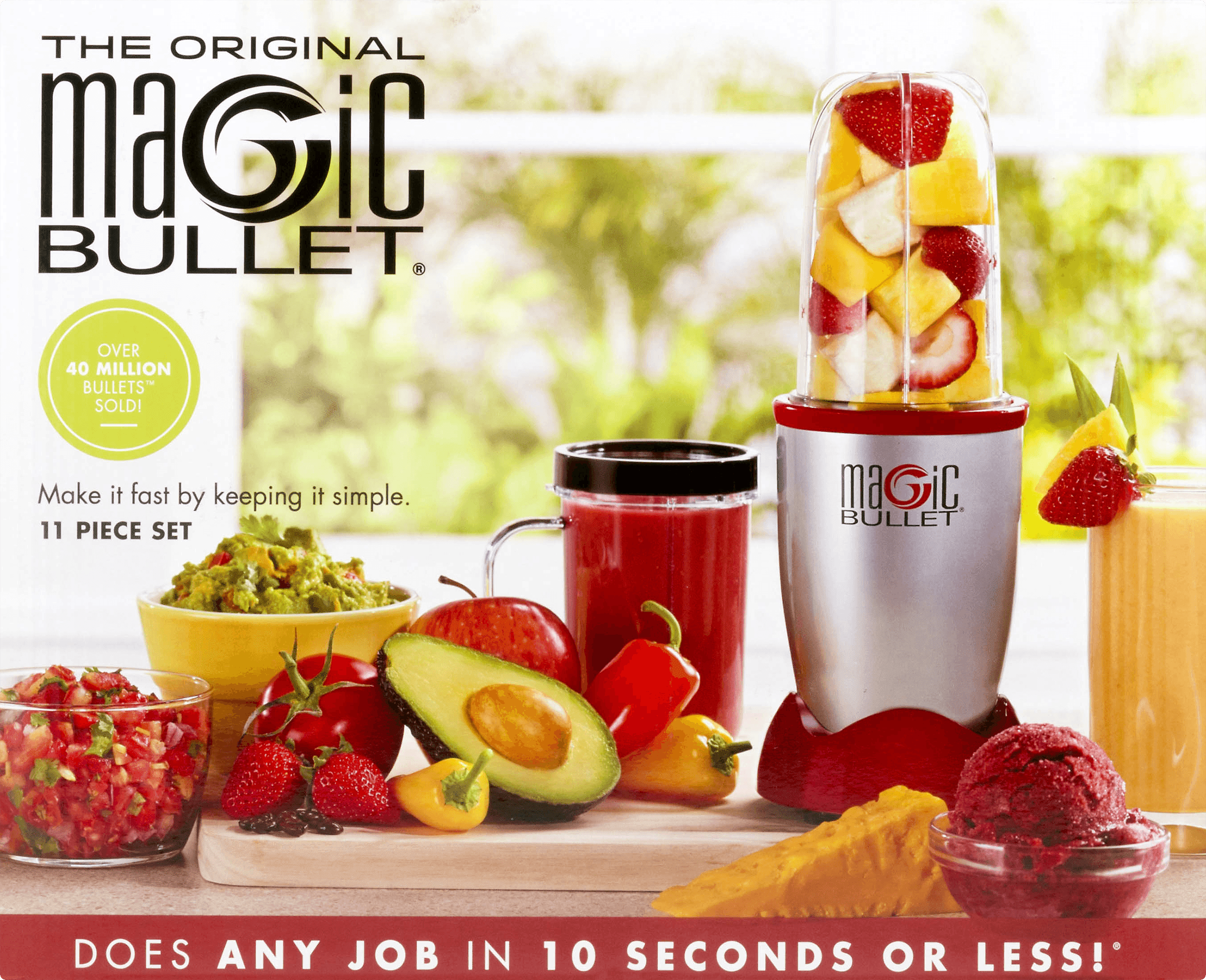 Mix up some protein in the 11-piece Magic Bullet with 3 on-the-go