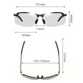 thumbnail image 3 of Hariumiu Polarized Sunglasses for Men Women Intelligent Color Changing Sunscreen Outdoor UV Sport Sunglasses for Running Cycling Fishing Golf Driving Beach, 3 of 11