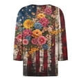 thumbnail image 4 of MAIHAN 250 Anniversary Usa Shirt Women American Flag Print 250 Years Independence Tee Womens Summer Tops Independence Day Tops, 4 of 4