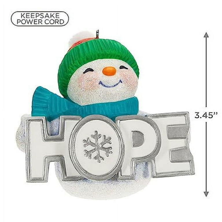 Hallmark 2023 Keepsake Season of Hope Snowman Christmas